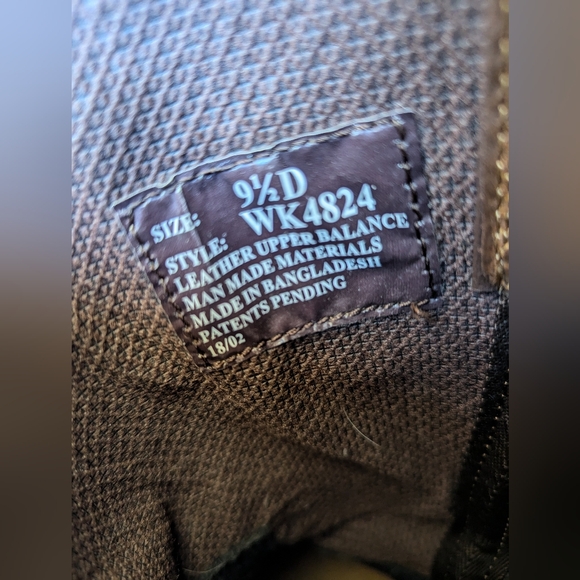 Justin Western style work boots cowboy composite toe size 9.5 men's READ - Picture 5 of 8